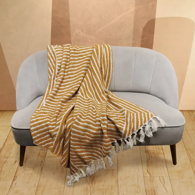Deka Boho 130x160 horčicová Merkury Home,2