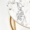 Konferenčný stolík Paola White Marble-Gold,5