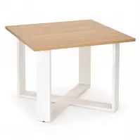 Konferenčný stolík Cross zlatý dub/biela