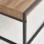Konferenčný stolík Fregata orech medový/čierny,8