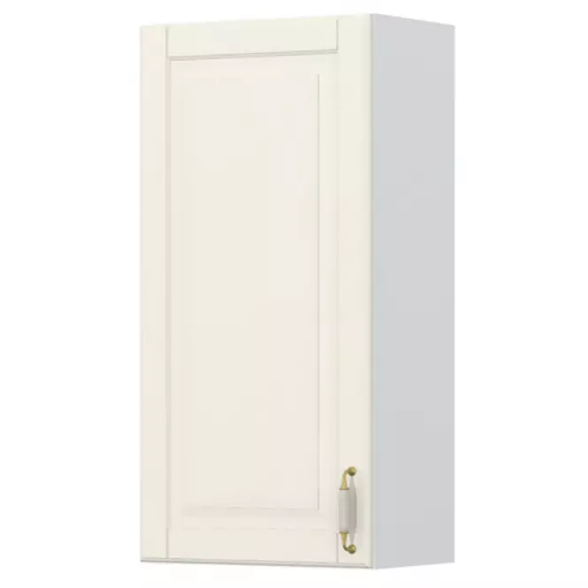 Kuchynská skrinka Evergreen V9-45-1K/4 ivorymat