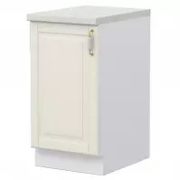 Kuchynská skrinka Evergreen R-45-1K/4 ivorymat