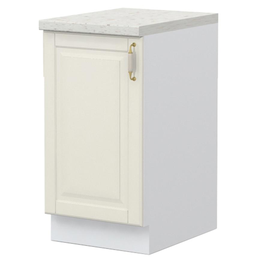 Kuchynská skrinka Evergreen R-45-1K/4 ivorymat