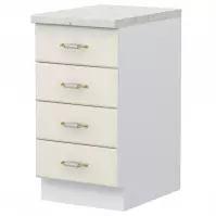 Kuchynská skrinka Evergreen R-45-4F/4 4S Ivory mat