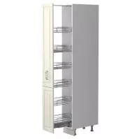 Kuchynská skrinka Evergreen K21-30-1KZ/4 ivorymat