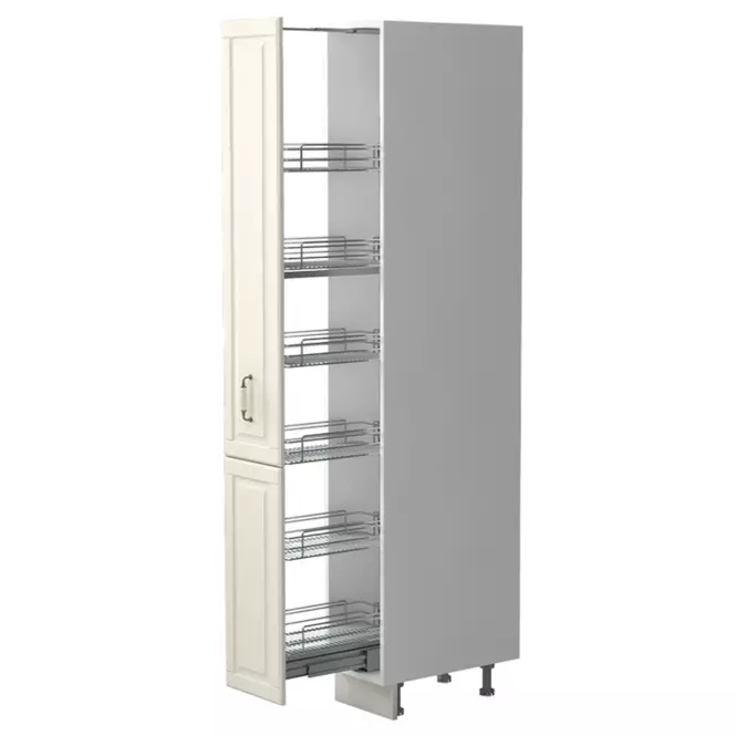 Kuchynská skrinka Evergreen K21-30-1KZ/4 ivorymat