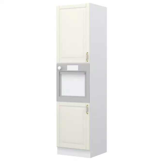 Kuchynská skrinka Evergreen K23-60-2KR/4 ivorymat