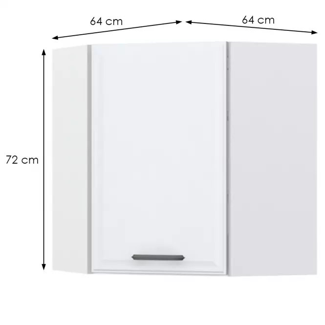 Kuchynská skrinka Evia v7-ug-1k/4 pearl grey matná