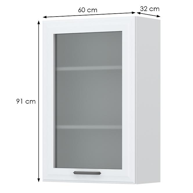 Kuchynská skrinka Evia v9-60-1ks/4 pearl grey matná
