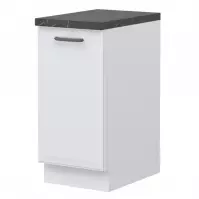 Skrinka do kuchyne Evia r-40-1k/4 pearl grey matná