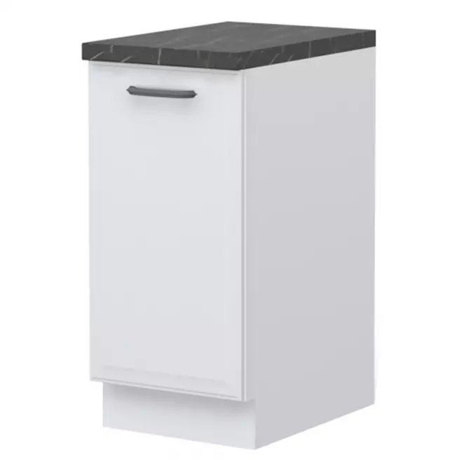 Skrinka do kuchyne Evia r-40-1k/4 pearl grey matná