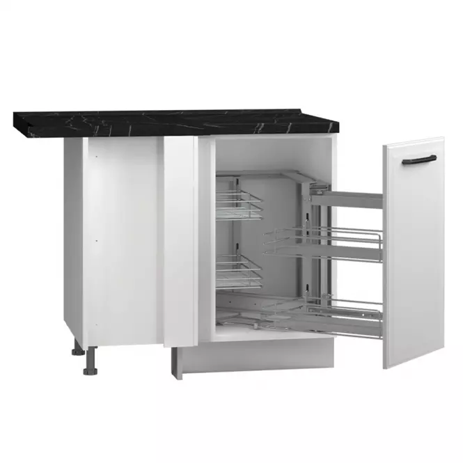 Skrinka do kuchyne Evia r-ug-1kmcr/4 pearl grey matná