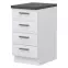 Skrinka do kuchyne Evia r-45-4f/4 4s pearl grey matná