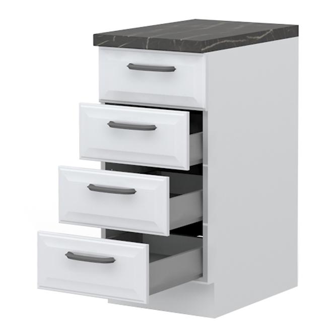 Skrinka do kuchyne Evia r-40-4mbox/4 4s pearl grey matná