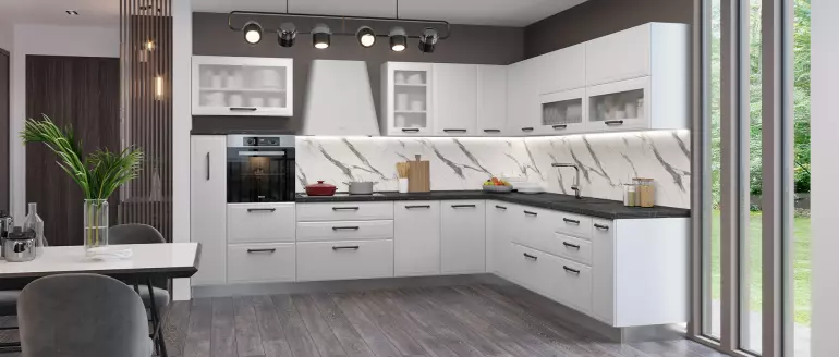 Skrinka do kuchyne Evia r-40-4mbox/4 4s pearl grey matná