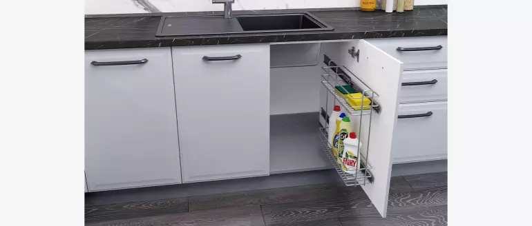 Skrinka do kuchyne Evia r-40-4mbox/4 4s pearl grey matná