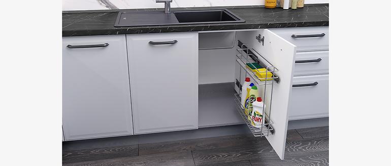 Skrinka do kuchyne Evia r-40-4mbox/4 4s pearl grey matná