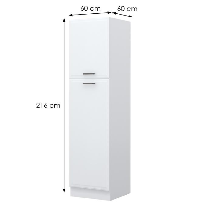 Skrinka do kuchyne Evia k21-60-2kf/4 pearl grey matná