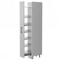 Skrinka do kuchyne Evia k23-30-1kz/4 pearl grey matná