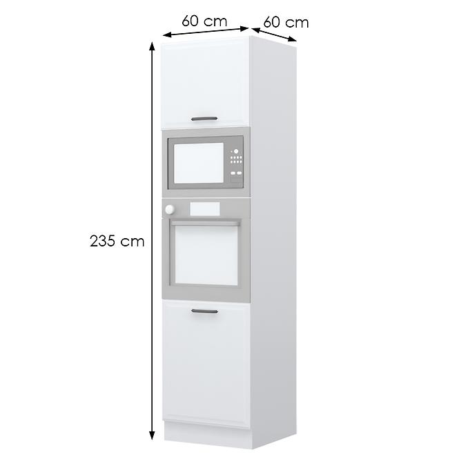 Skrinka do kuchyne Evia k23-60-rm/4 pearl grey matná