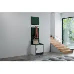 Predsieňový nábytok Roj 10 biely + Kronos 19 zelená