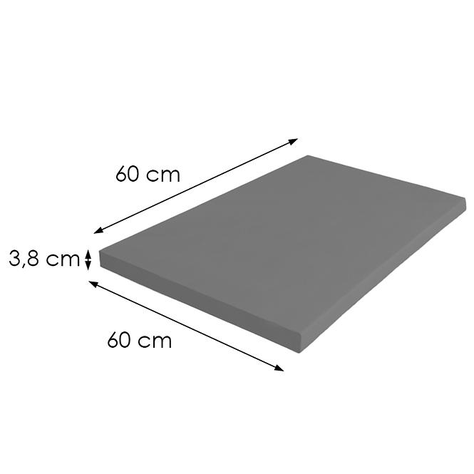 Kuchynská doska 60cm/38mm antracit/ U12168QR