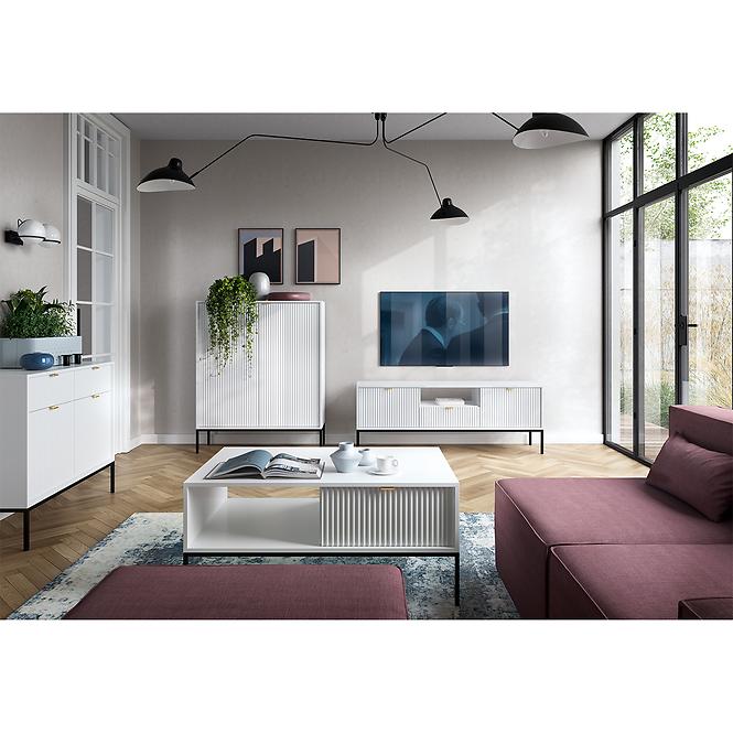 Tv Stolík Rtv154 Nova Biely,12
