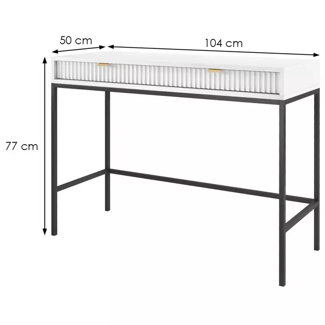 Toaletný stolík t104 Nova biely,2
