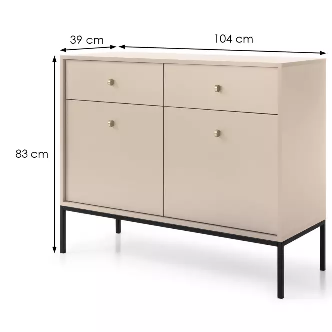Komoda Mono mksz104 béžový,2