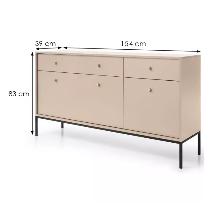 Komoda Mono mksz154 béžový,2
