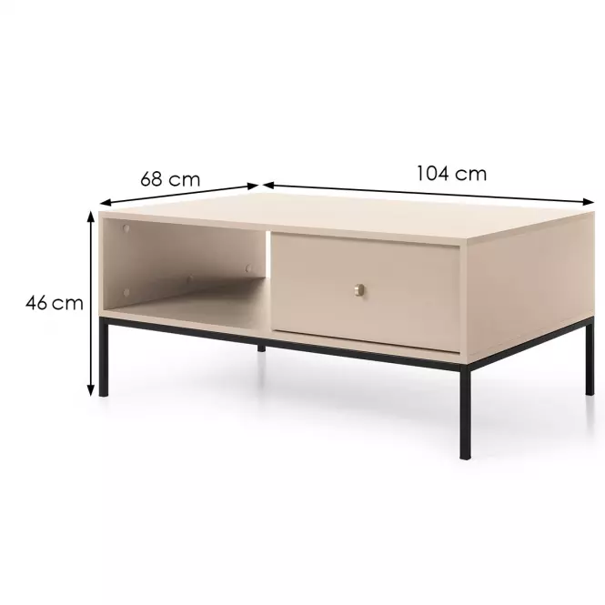 Konferenčný stolík Mono ml104 béžová,2