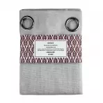 Záclona na priechodkách Dolly polyester svetlosivá 140x180 (x2) Merkury Home