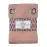 Záclona na priechodkách Dolly polyester svetloružová 140x180 (x2) Merkury Home
