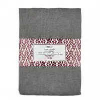 Záclona na páske Dolly polyester tmavo šedá 140x180 (x2) Merkury Home