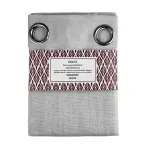 Záclona na priechodkách Dolly polyester svetlosivá 140x260 (x2) Merkury Home
