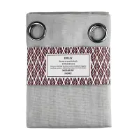 Záclona na priechodkách Dolly polyester svetlosivá 140x260 (x2) Merkury Home
