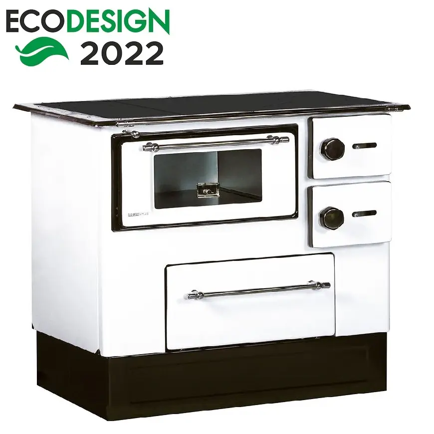 Kuchynské kachle Regular 46 Eco biela 8 kW ľavé