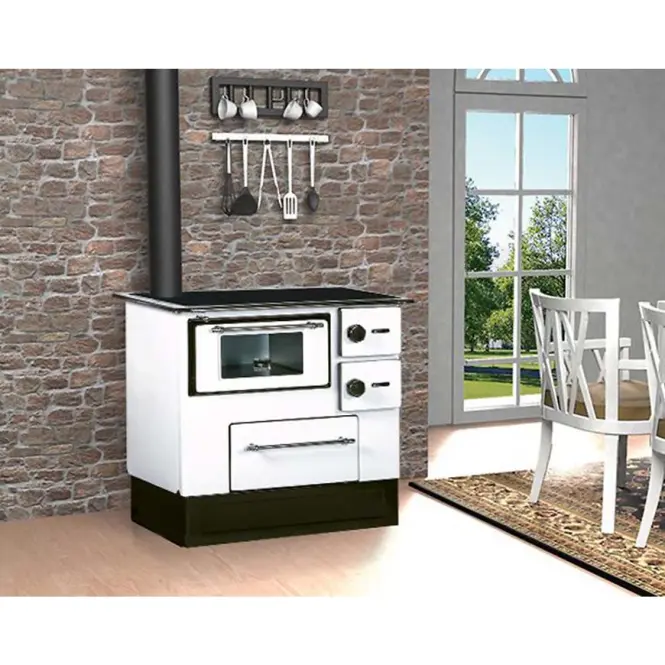 Kuchynské kachle Regular 46 Eco biela 8 kW ľavé,2
