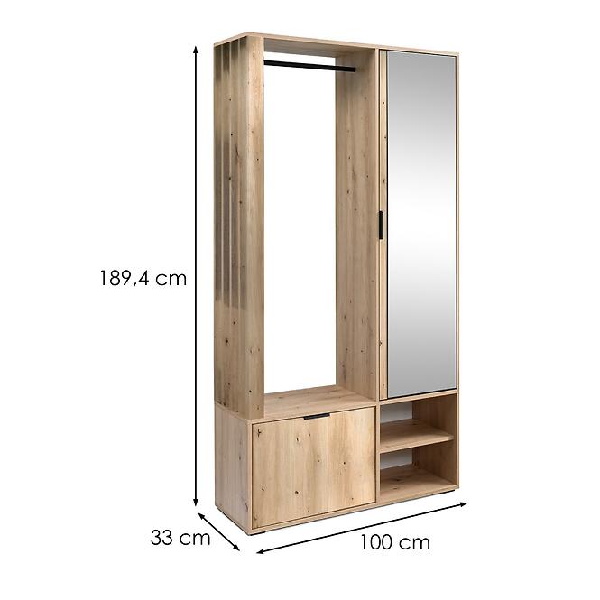Predsieňový nábytok Milo Dub Artisan,2