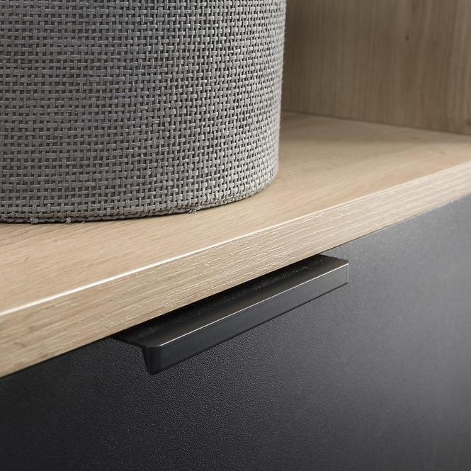 Predsieňový nábytok Milo Dub Artisan/čierna,7