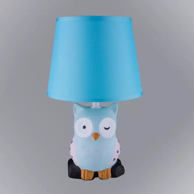 Nočná lampa sova modrá VO2165 LB1