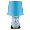 Nočná lampa sova modrá VO2165 LB1,3