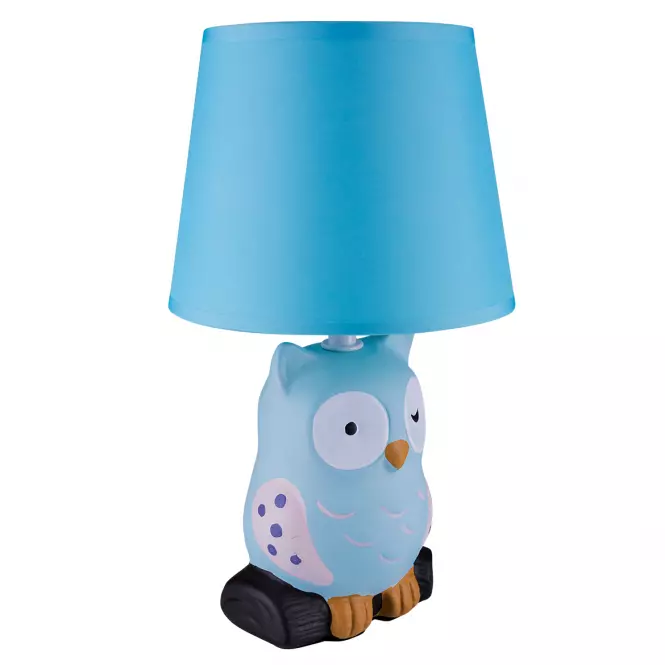 Nočná lampa sova modrá VO2165 LB1