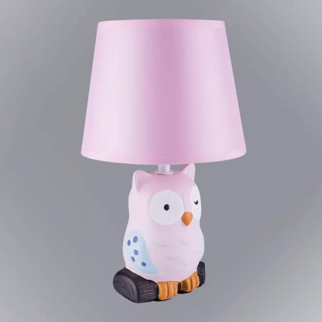Nočná lampa sova ružová VO2166 LB1