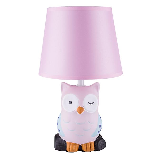 Nočná lampa sova ružová VO2166 LB1