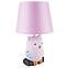 Nočná lampa sova ružová VO2166 LB1,4
