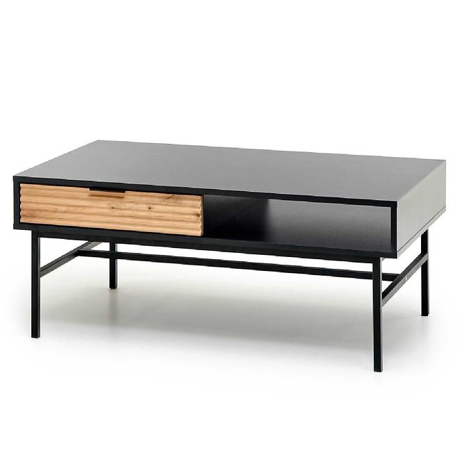 Konferenčný stolík Murano Law dub artisan/čierna,3