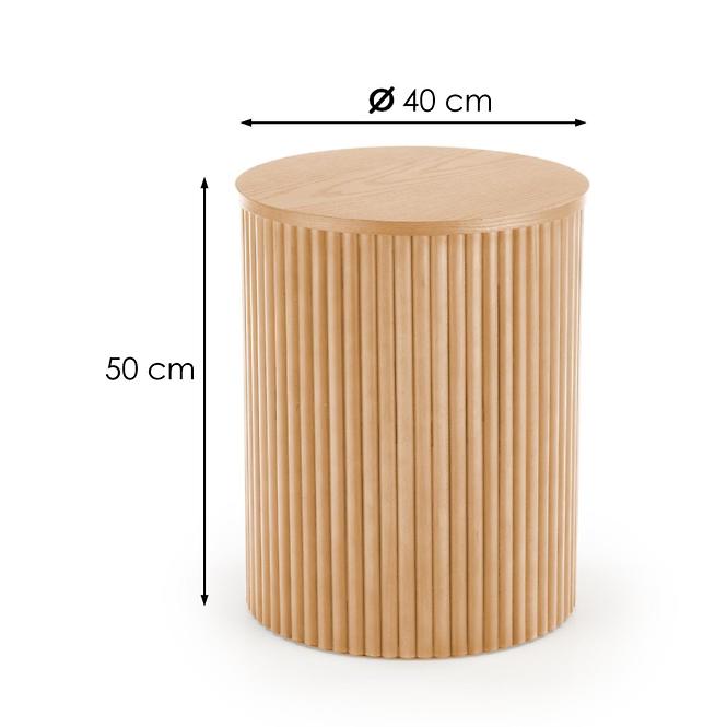Konferenčný stolík Woody-S prírodná,3