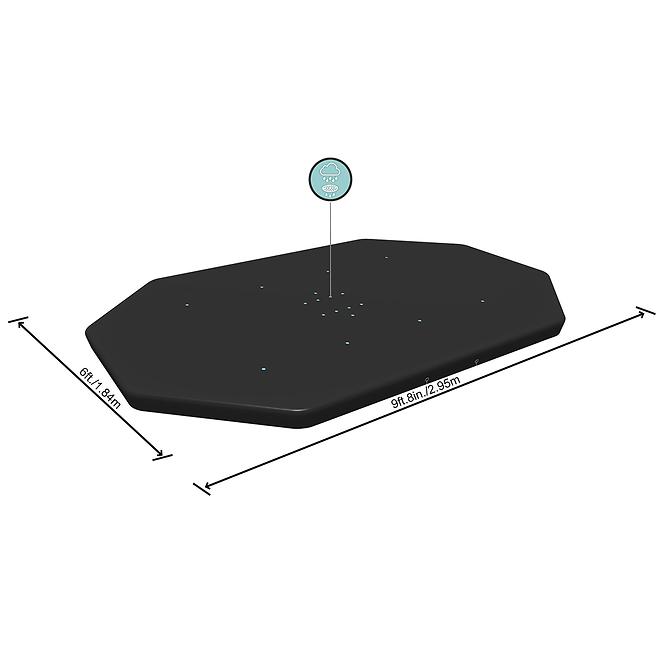 Plachta krycia pre oval bazen 3,05x2,0 m 58424