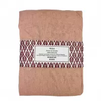 Záclona s provázky Ulla polyester svetlo ružový 140x260 Merkury Home II/22